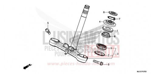 STEERING STEM CB650FAH de 2017